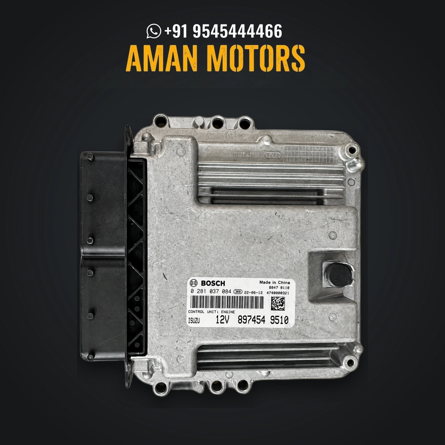 Isuzu D-Max / V-Cross Engine Control Module (ECM / ECU) - 0281037084