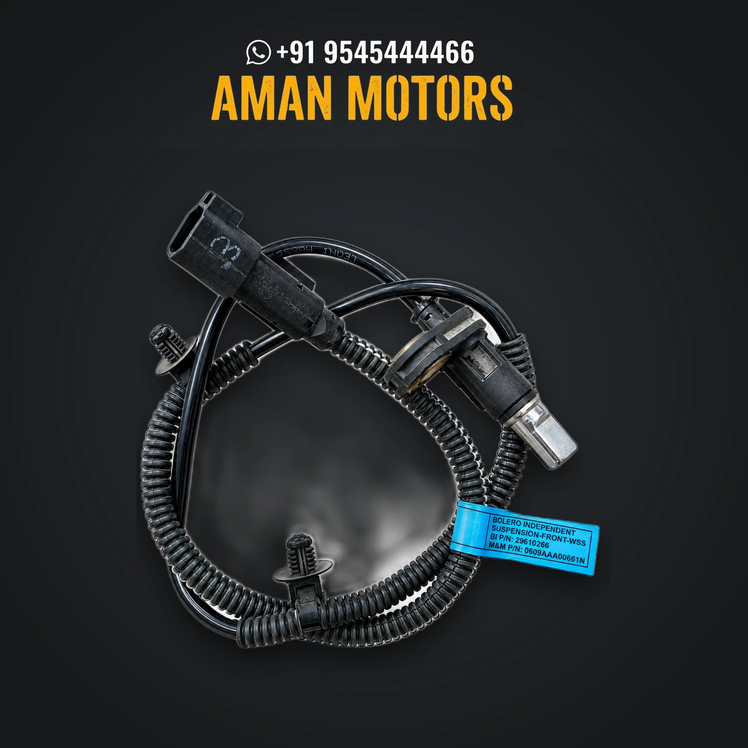 Mahindra Bolero ABS Wheel Speed Sensor - 0609AAA00661N