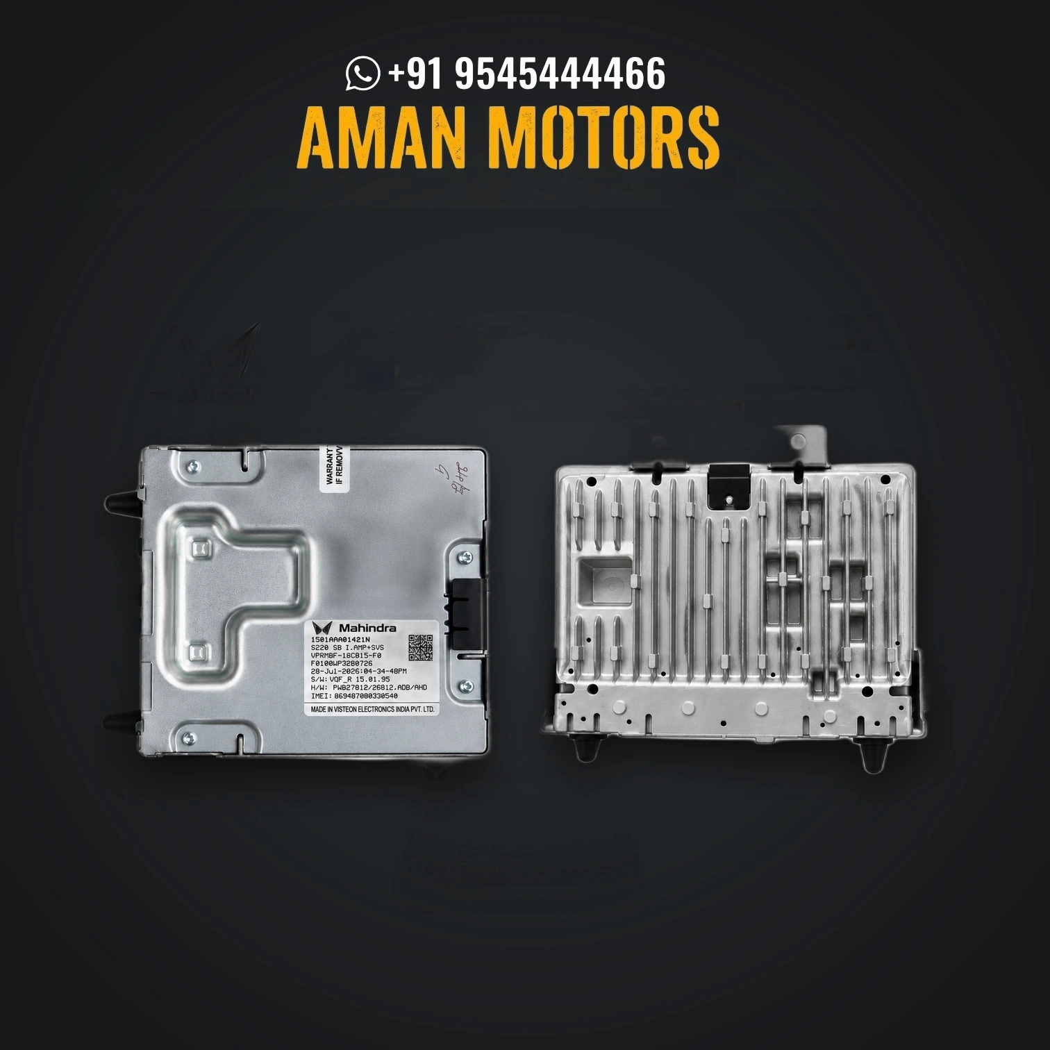 Mahindra Thar ROXX Infotainment silerbox amplifier - 1501AAA01421N