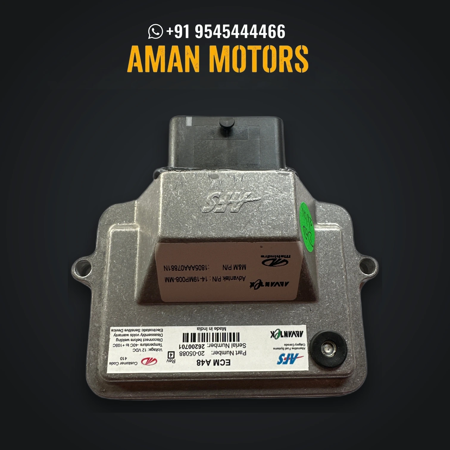 Mahindra Supro Engine Control Module (ECM / ECU) - 1805AAA07881N