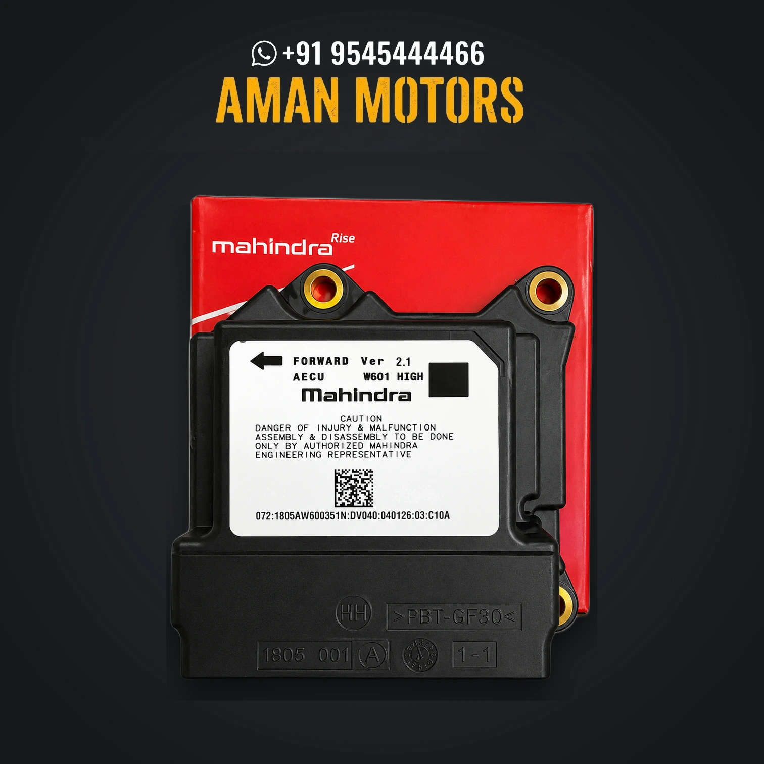 Mahindra XUV700 Airbag Control Module (SRS Unit) - 1805AW600351N