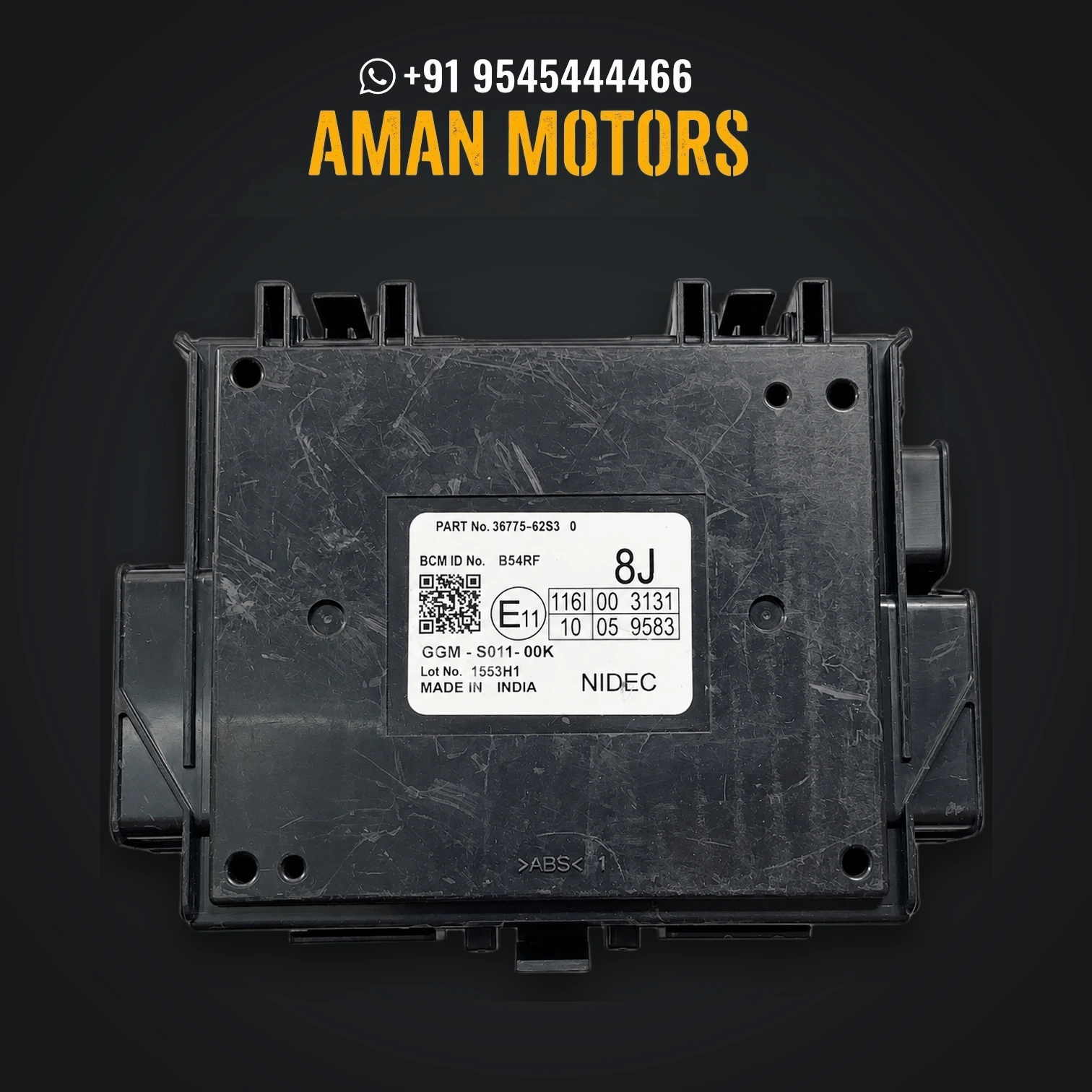 Maruti Suzuki Baleno / Fronx Electronic Body Control Module (BCM) - 3677562S30