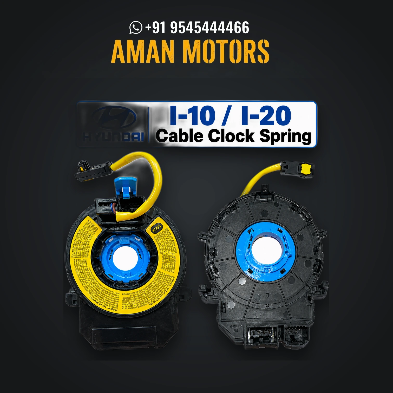 Hyundai Verna Steering Wheel Clock Spring Spiral Cable - 7100106