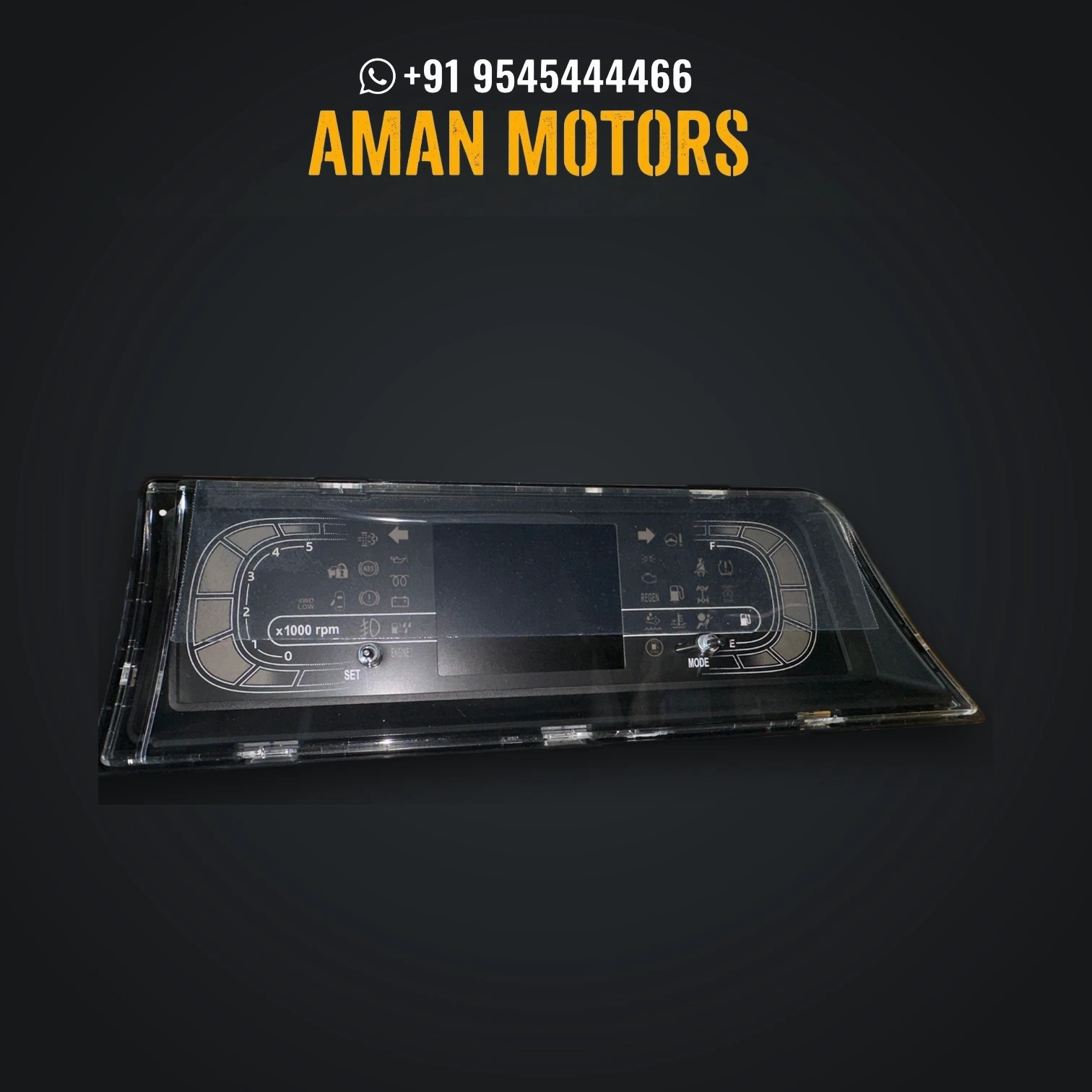 Mahindra Bolero Instrument Cluster Digital Speedometer Meter - 7100121
