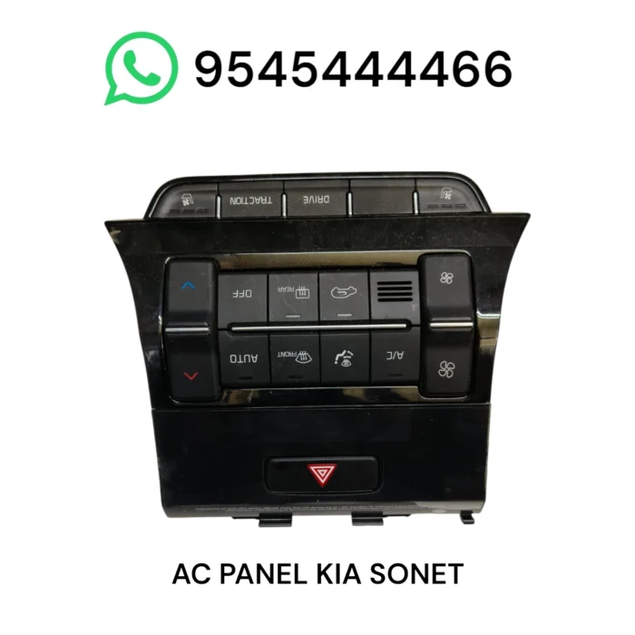 kia sonet AC control panel