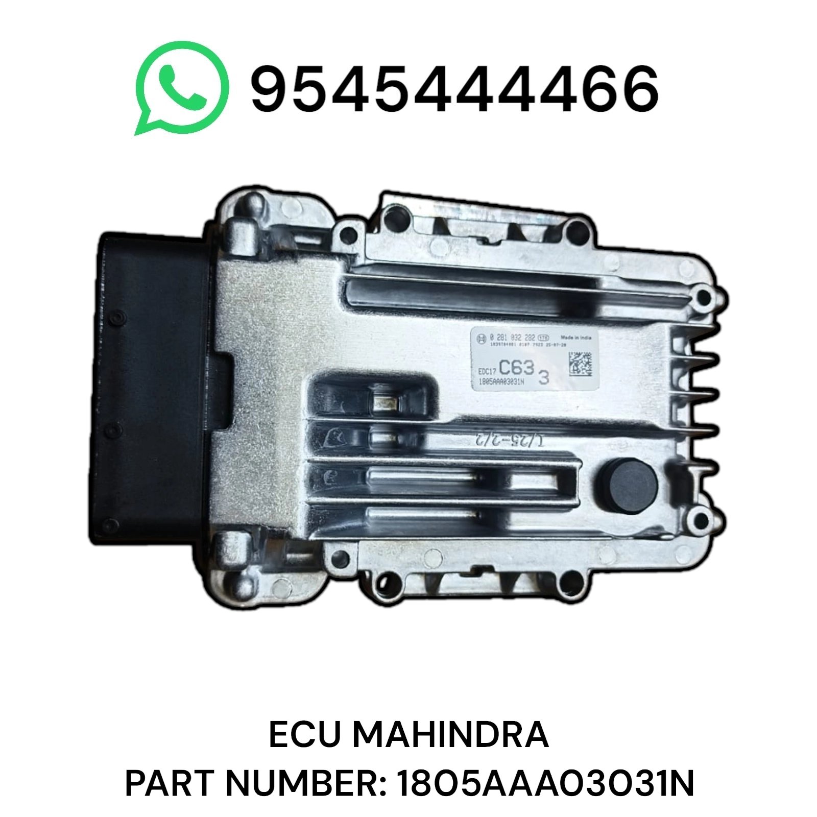 ECU MAHINDRA BOLERO 17C63 1 ECU MAHINDRA BOLERO 17C63