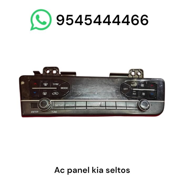 ac control panel kia seltos 2024