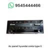 ac control panel hyundai creta top model