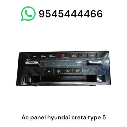 Home 12 ac control panel hyundai creta top model