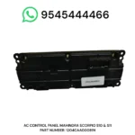 Ac Control Panel Mahindra Scorpio S10 S11