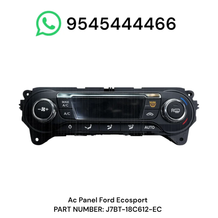 AC Climate Control Panel Ford EcoSport