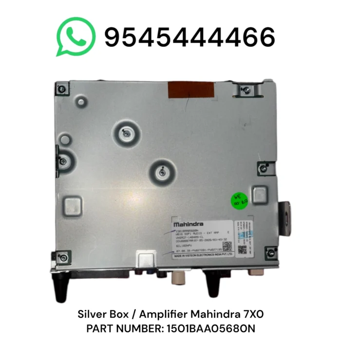 Photoroom-20260619_003616 Mahindra XUV 7XO Silver Box / Amplifier 1501BAA05680N