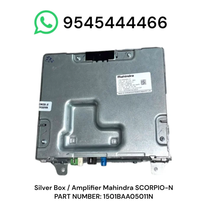 Photoroom-20260619_005930 Mahindra Scorpio-N Silver Box / Amplifier 1501BAA05011N