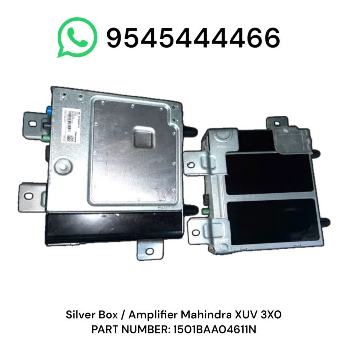 Photoroom-20260619_010121 Mahindra XUV 3XO Silver Box / Amplifier 1501BAA04611N