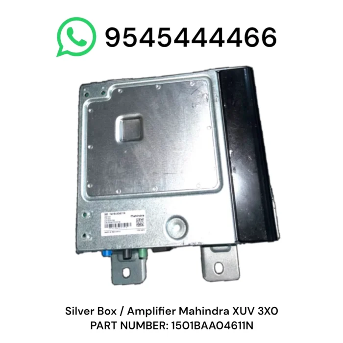 Photoroom-20260619_010144 Mahindra XUV 3XO Silver Box / Amplifier 1501BAA04611N