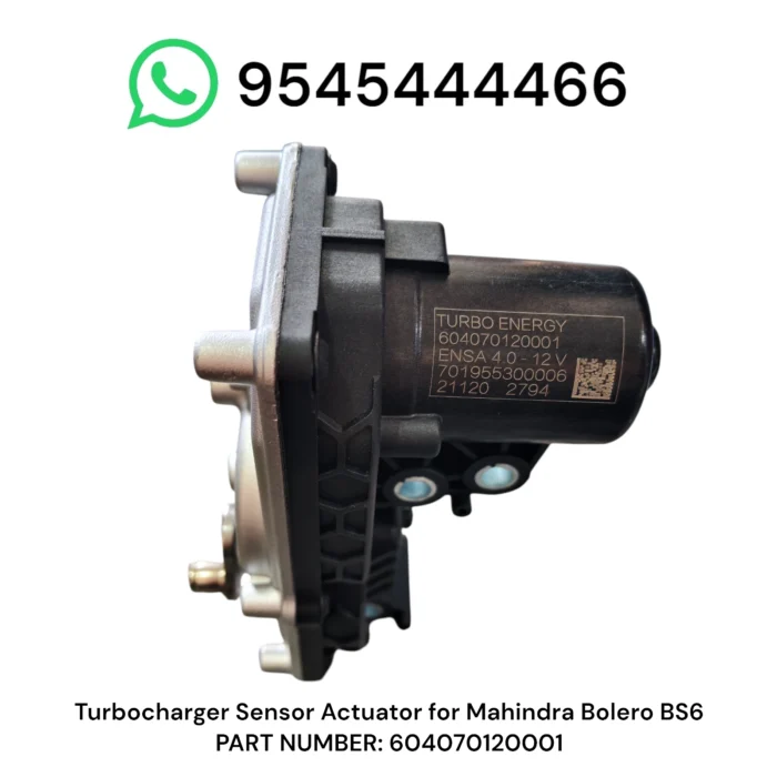 2026/07/1000305618.webp Turbocharger Sensor Actuator for Mahindra Bolero BS6 604070120001