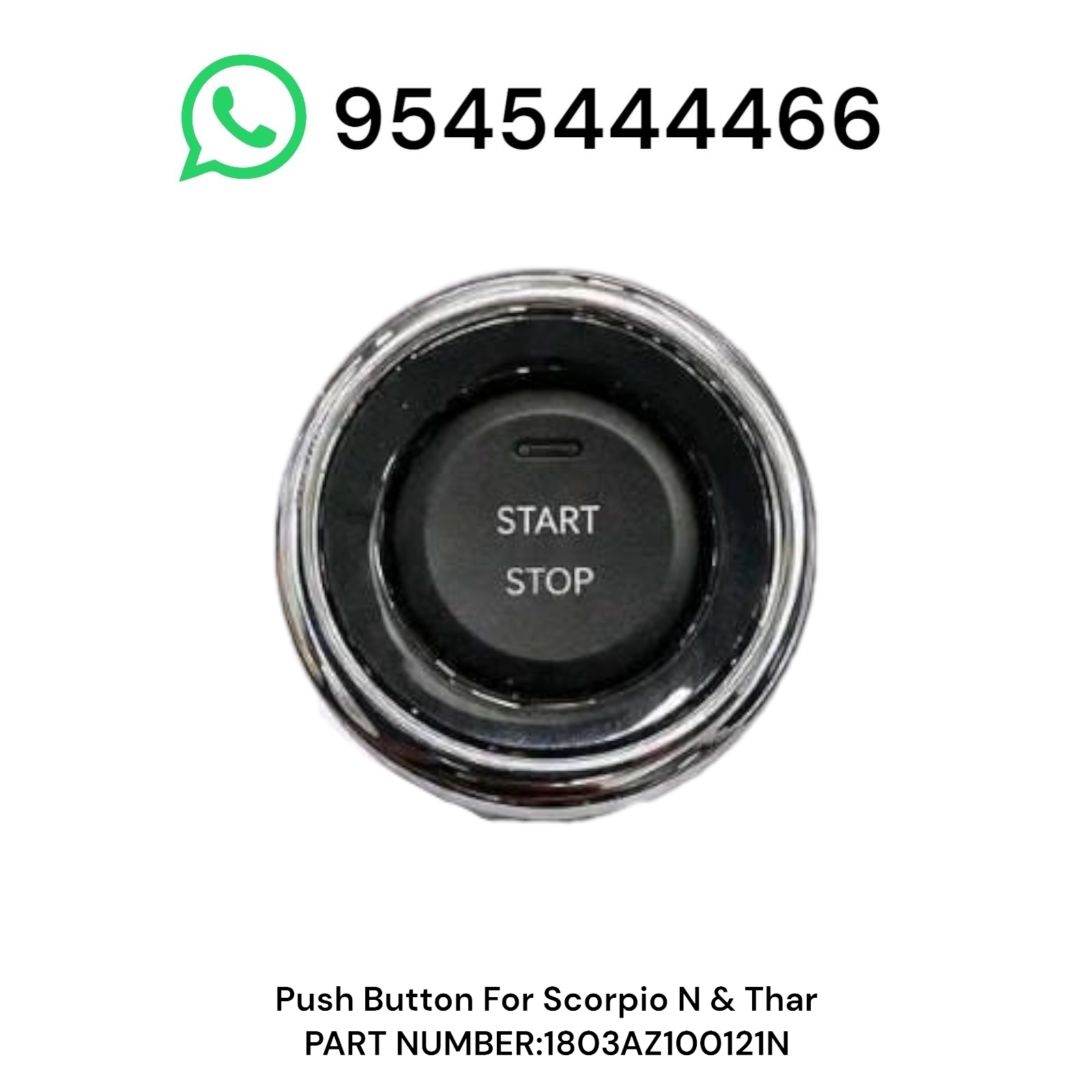 Push Button Start/Stop Switch for Mahindra Scorpio-N & Thar Roxx