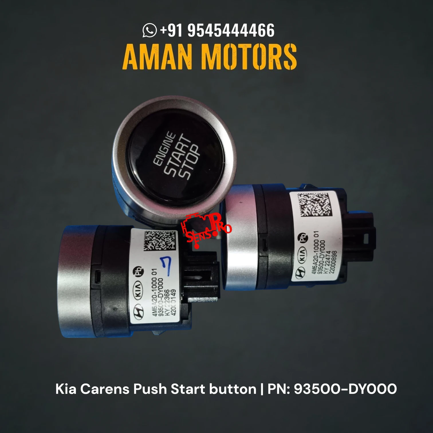 Push start button switch for Kia Carens